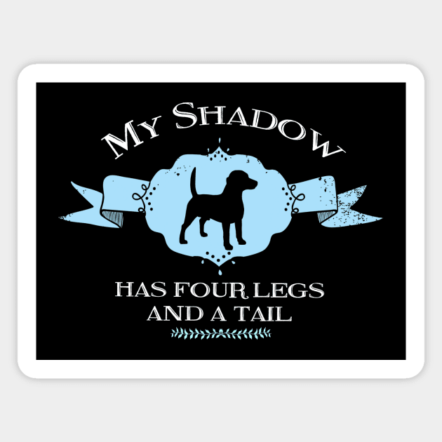 My Beagle Shadow Sticker by You Had Me At Woof